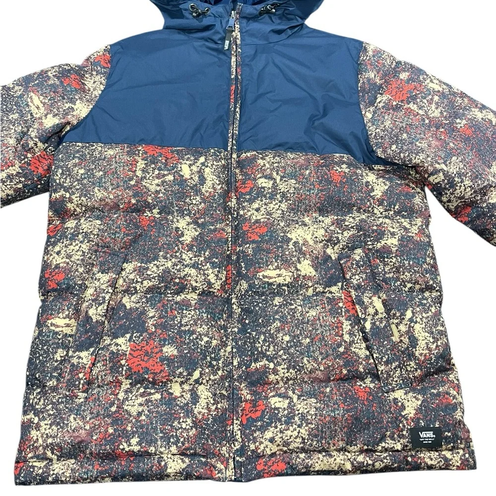 ⚡️SOLD⚡️Vans Coat Housley MTE-1 Colorblock Hooded Puffer Jacket Mens Size Small - Picture 5 of 16